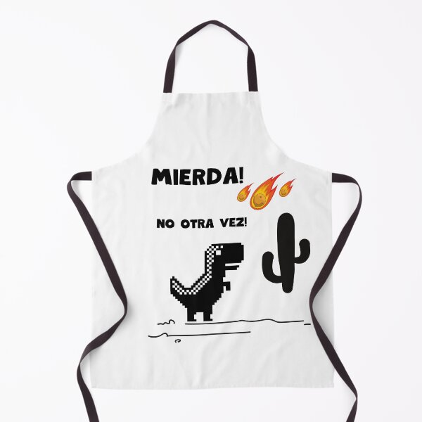 Item preview, Pixelated Dino Mierda no otra vez Spanish lovers designed and sold by ZMaria.