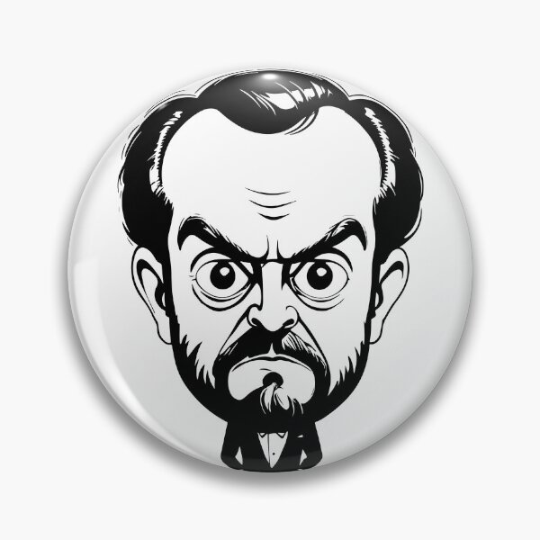 Item preview, Stanley Kubrick - Cartoon Character Drawing designed and sold by cultfilms.