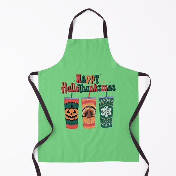Item preview, Happy Hallothanksmas Green Tumbler Design designed and sold by Peter Stawicki.