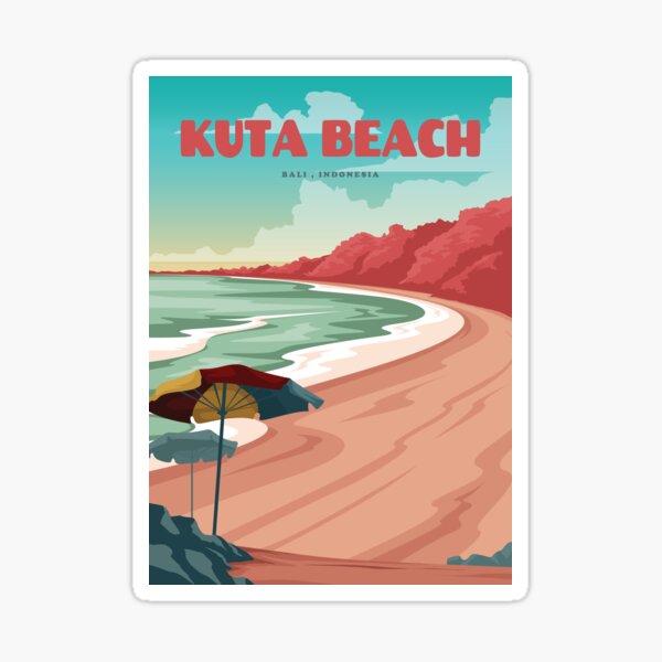 Item preview, kuta beach bali travel designed and sold by skalihm.