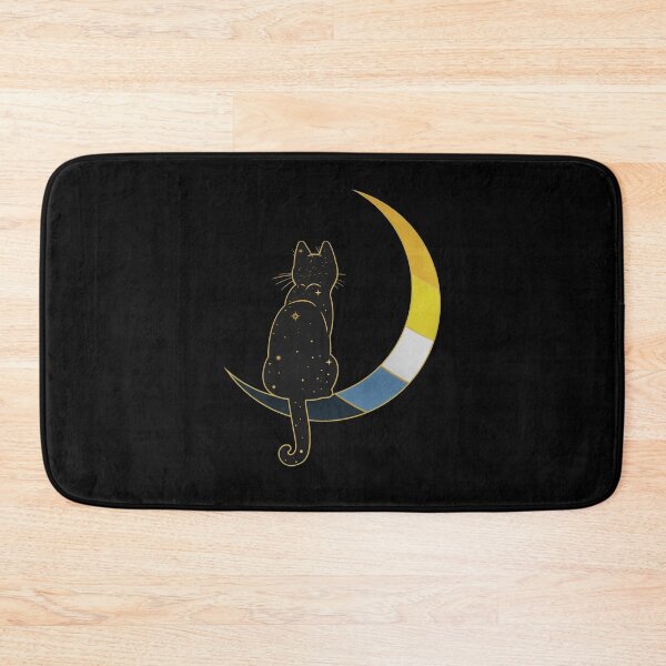 Item preview, Aroace Cat Moon Space LGBT Asexual Aromantic Pride Flag designed and sold by Clara Hollins.