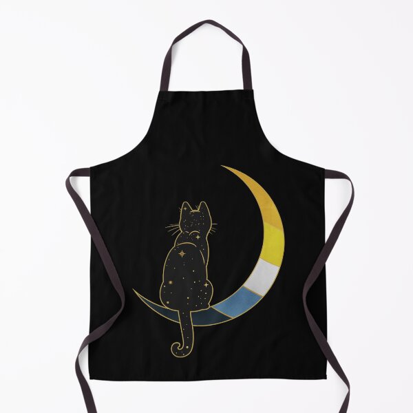 Item preview, Aroace Cat Moon Space LGBT Asexual Aromantic Pride Flag designed and sold by Clara Hollins.