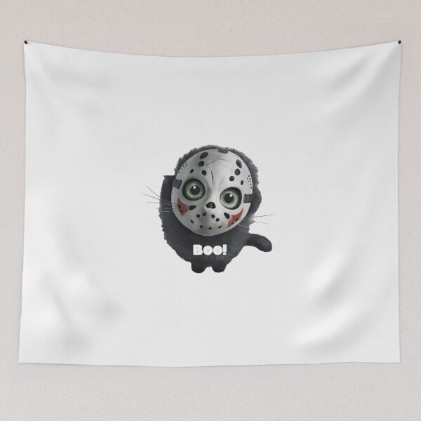 Item preview, Horror Cat - Halloween mask designed and sold by lavka-xd.