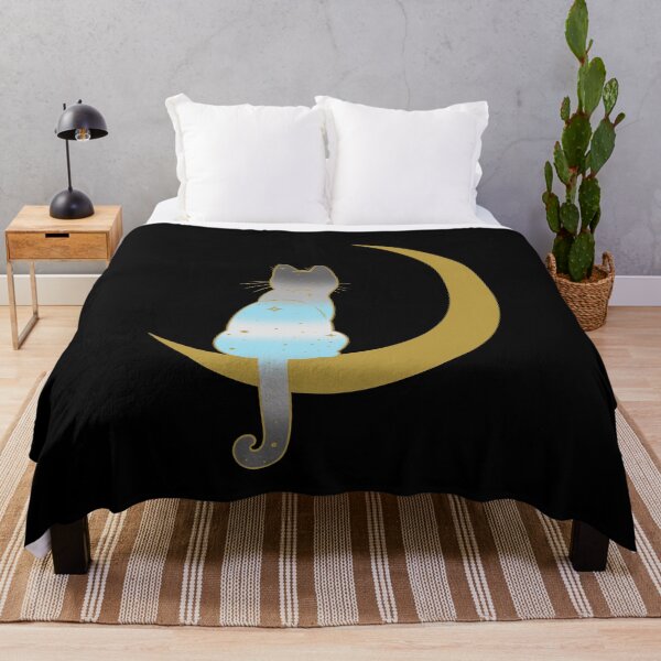 Item preview, Demiboy Cat Moon Space LGBT Pride Flag designed and sold by Clara Hollins.