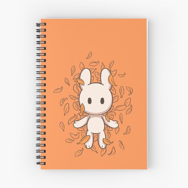 Item preview, Cute White Bunny and Autumn Leaves designed and sold by nicolob.