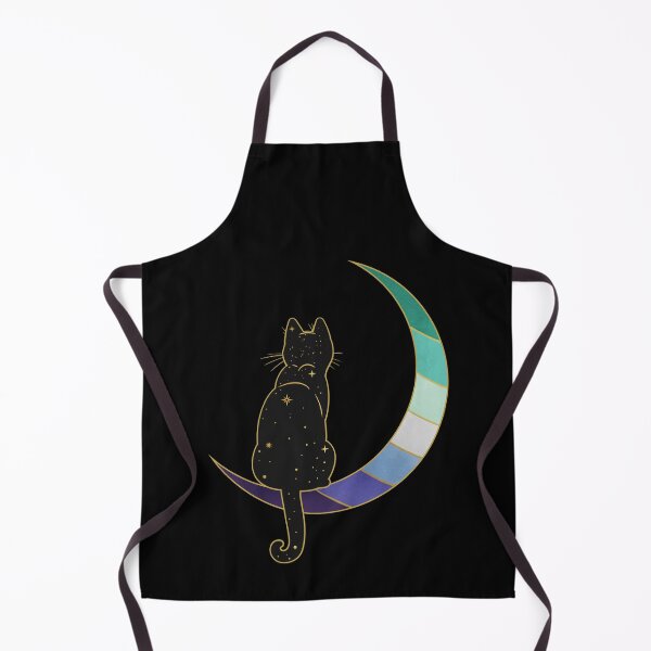 Item preview, Gay Man Cat Moon Space LGBT Pride Flag designed and sold by Clara Hollins.