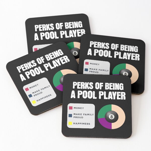 Item preview, Perks of Being a Pool Player Pie Chart designed and sold by djdesign225.
