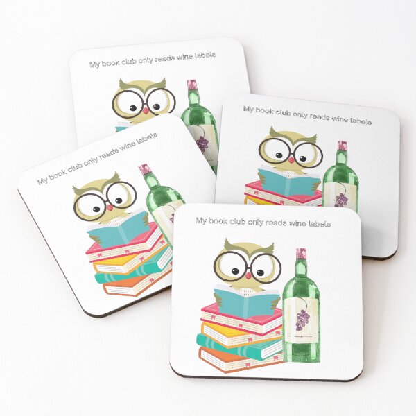 Item preview, My book club only reads wine labels designed and sold by Kelli Campbell.