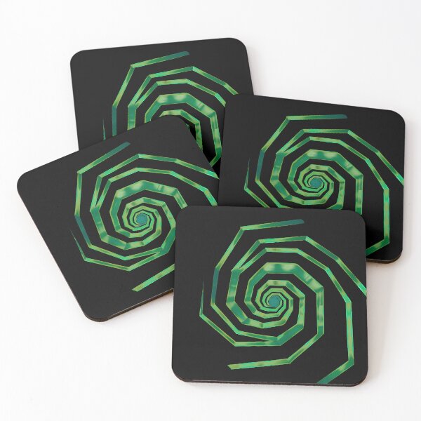 Item preview, Copy of SPIRALIS BLUE - Geometric pattern where angular lines create a spiral effect designed and sold by Atmosferica.