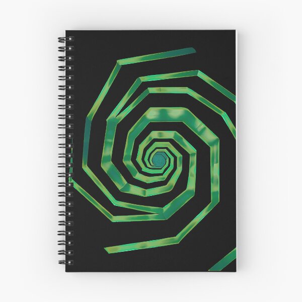 Item preview, Copy of SPIRALIS BLUE - Geometric pattern where angular lines create a spiral effect designed and sold by Atmosferica.