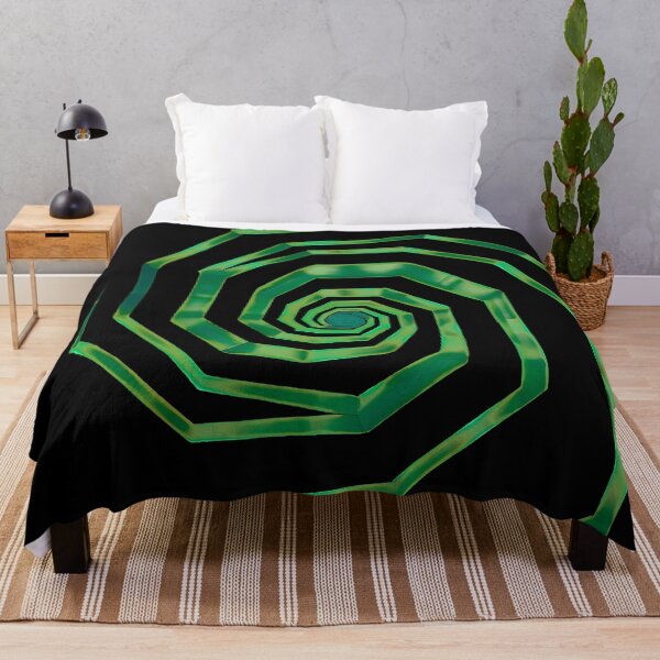 Item preview, Copy of SPIRALIS BLUE - Geometric pattern where angular lines create a spiral effect designed and sold by Atmosferica.
