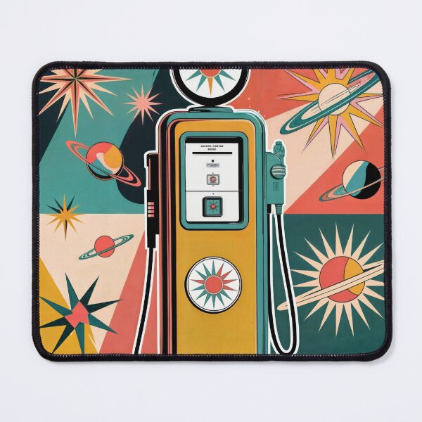 Item preview, Sticker T-Shirt Design Trending: Vintage Gas Pump designed and sold by ForeverPrintsOK.