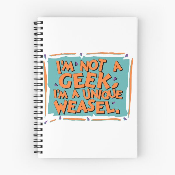 Item preview, I'm Not a Geek, I'm a Unique Weasel designed and sold by ourkid.