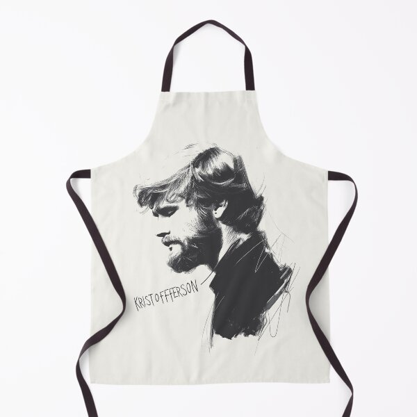 Item preview, Side Profile Sketch of Kristofferson in Black and White designed and sold by Retro Travel Design.