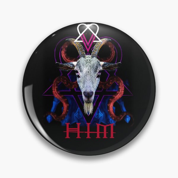 Item preview, HIM_2024_goat_T-shirt designed and sold by MusicVibesTee.
