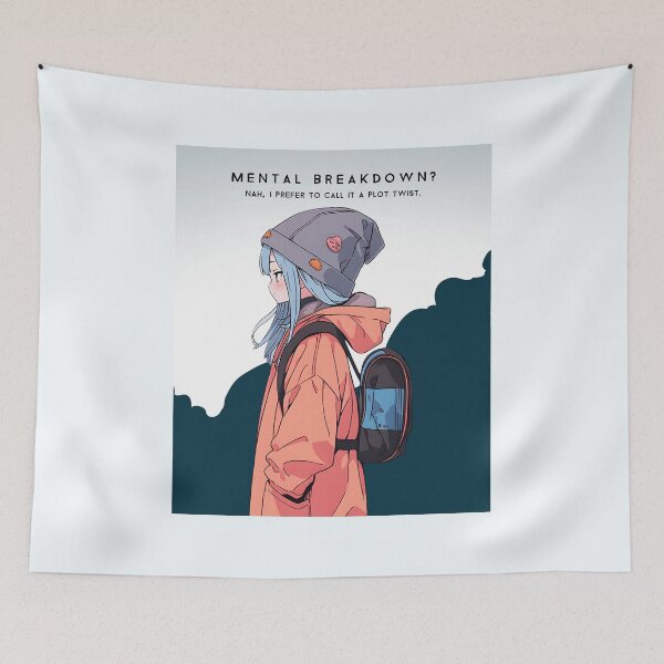 Item preview, Mental Breakdown. #MentalHealth #SelfLove #BreakTheStigma designed and sold by Anna Halasek.