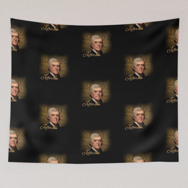Item preview, WEARABLE PORTRAIT, JEFFERSON, 3RD PRESIDENT, DECLARATION OF INDEPENDENCE, FOUNDING FATHERS designed and sold by classic car craze.