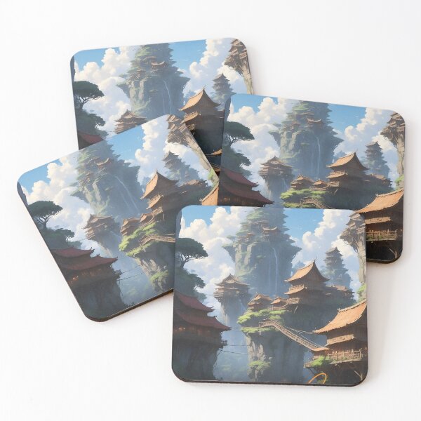 Item preview, Hidden Gem - Serene Village designed and sold by Honlov.