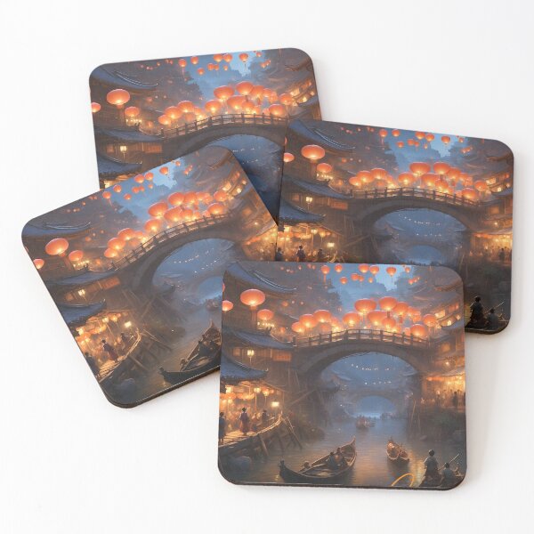 Item preview, Hidden Gem - Magical Floating Lantern Festival designed and sold by Honlov.
