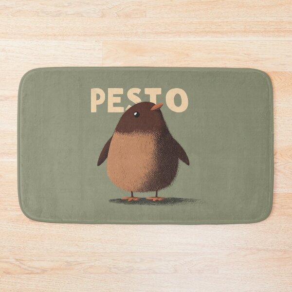 Item preview, Pesto the Penguin – Adorable and Fluffy Character Illustration designed and sold by Retro Travel Design.