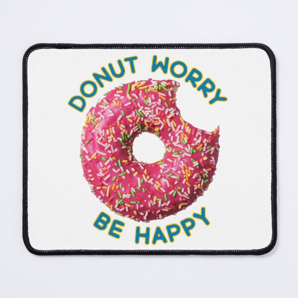 Item preview, Donut Worry; Be Happy; designed and sold by StickerApe.