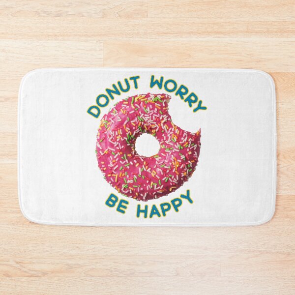 Item preview, Donut Worry; Be Happy; designed and sold by StickerApe.