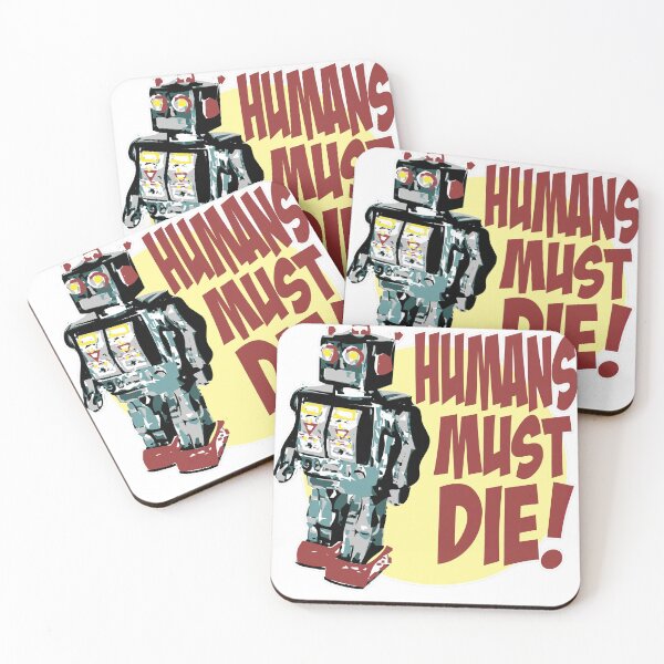 Item preview, Humans Must Die! designed and sold by Ravvick.