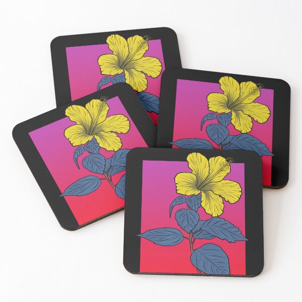 Item preview, Yellow Hibiscus Gradient Colourway designed and sold by Radical Chill.