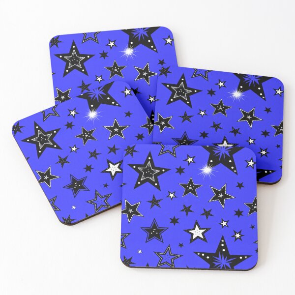 Item preview, Retro Starburst Vibes - Medium Blue designed and sold by Exodoi.