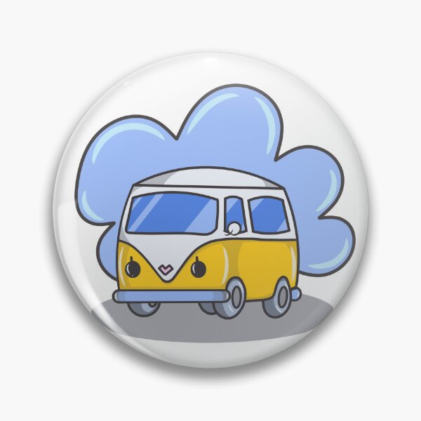 Item preview, Kawaii Minivan yellow adventure designed and sold by Lullaby123.