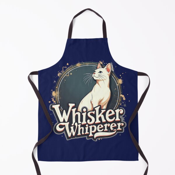Item preview, Psst... this cute white cat is a whisker whisperer designed and sold by VelvetClawStudio.