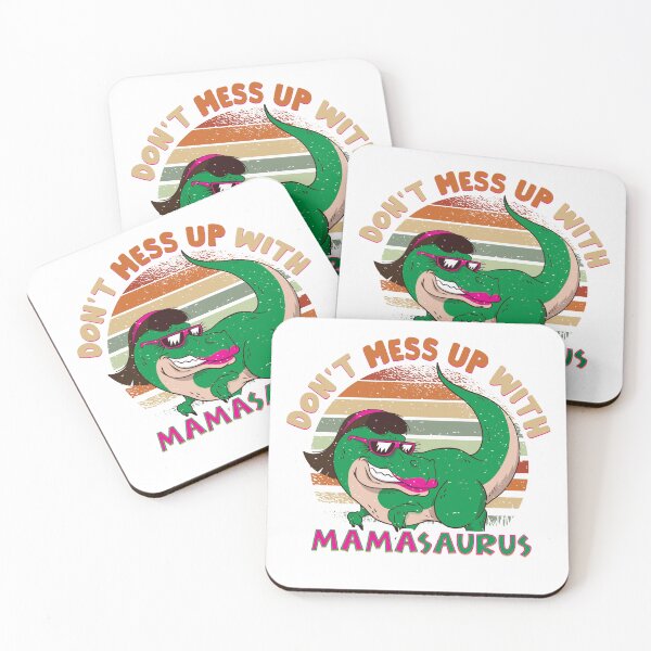 Item preview, Don`t mess up with Mamasauras, Dinosaurs puns, funny mama gift designed and sold by PRINYOS.