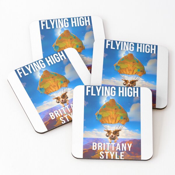Item preview, Flying High Brittany Dog Skydiving Over Grand Canyon designed and sold by Fredster1966.