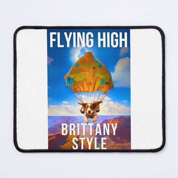 Item preview, Flying High Brittany Dog Skydiving Over Grand Canyon designed and sold by Fredster1966.