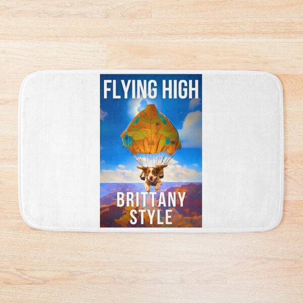 Item preview, Flying High Brittany Dog Skydiving Over Grand Canyon designed and sold by Fredster1966.