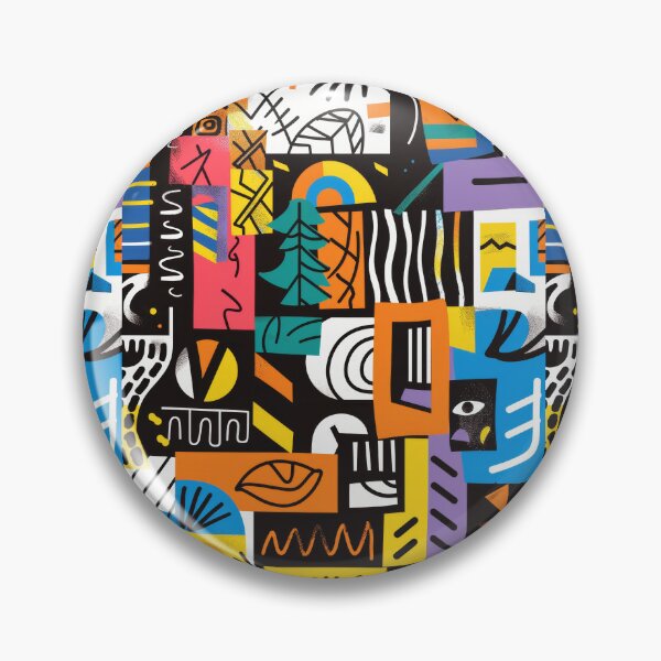 Item preview, Abstract geometric forms in vibrant color palette designed and sold by Piotrek0001.