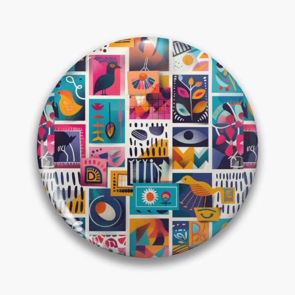 Item preview, Abstract geometric forms in vibrant color palette designed and sold by Piotrek0001.