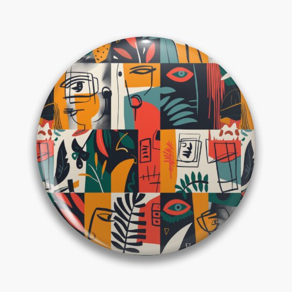 Item preview, Abstract geometric forms in vibrant color palette designed and sold by Piotrek0001.