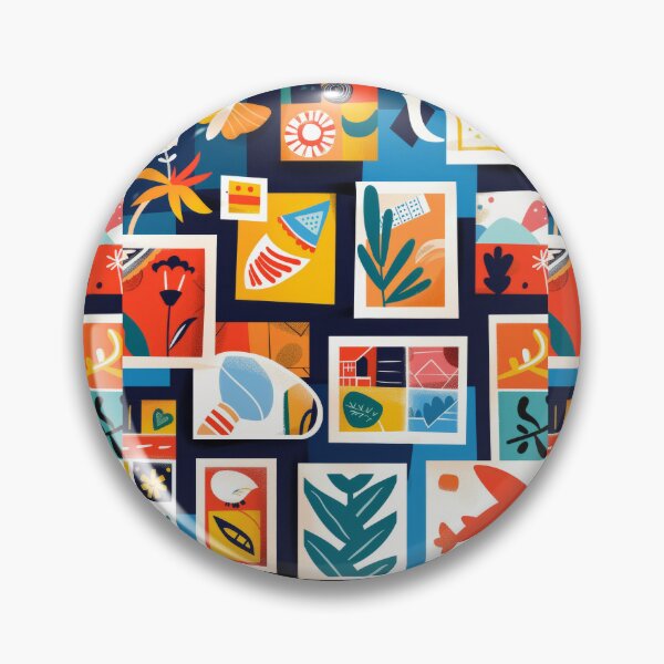 Item preview, Abstract geometric forms in vibrant color palette designed and sold by Piotrek0001.