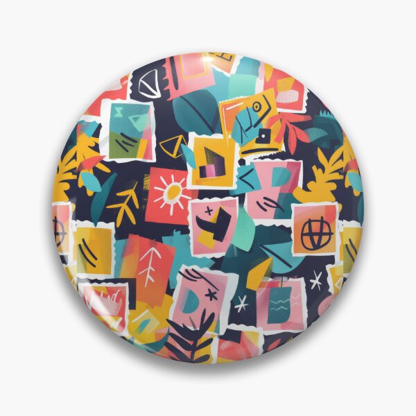 Item preview, Abstract geometric forms in vibrant color palette designed and sold by Piotrek0001.