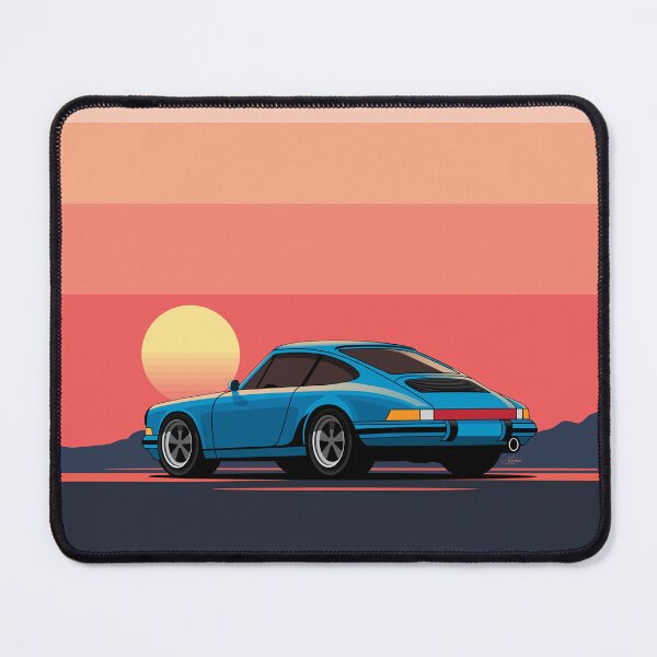 Item preview, Porsche 964 911 at a Graphic beach sunset designed and sold by blackdogshop.