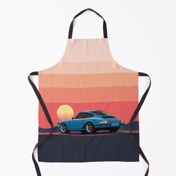 Item preview, Porsche 964 911 at a Graphic beach sunset designed and sold by blackdogshop.