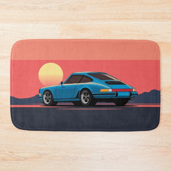 Item preview, Porsche 964 911 at a Graphic beach sunset designed and sold by blackdogshop.