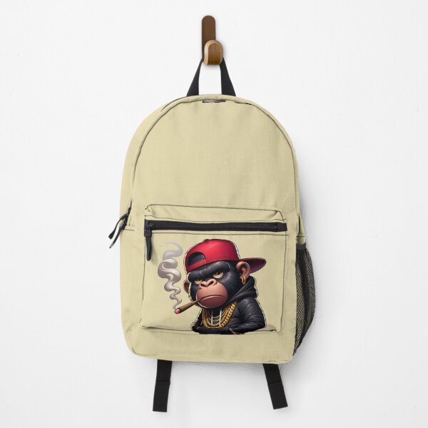 Item preview, Smoking gorilla with red cap designed and sold by MamaLiz2803.