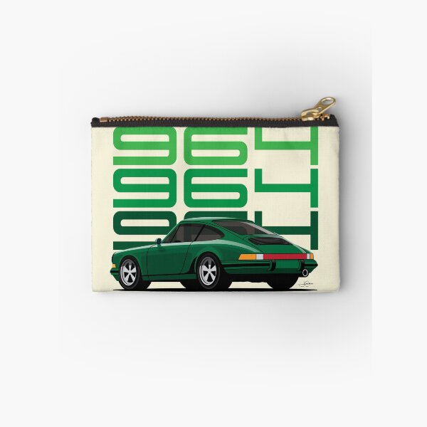 Item preview, Green Porsche 911 964 illustration designed and sold by blackdogshop.