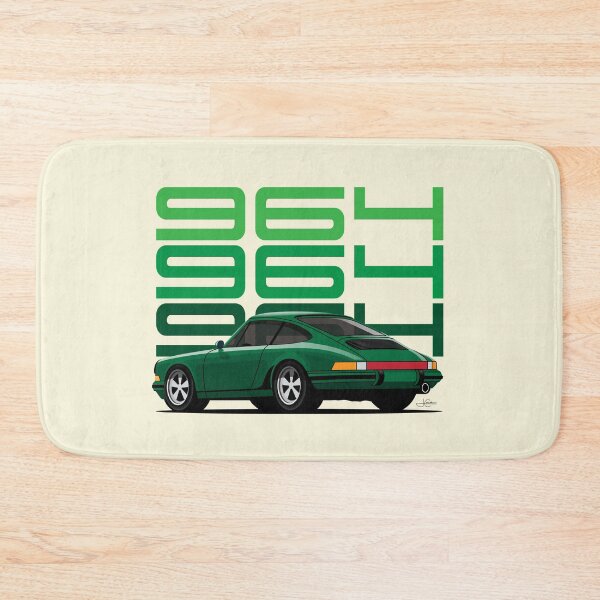 Item preview, Green Porsche 911 964 illustration designed and sold by blackdogshop.