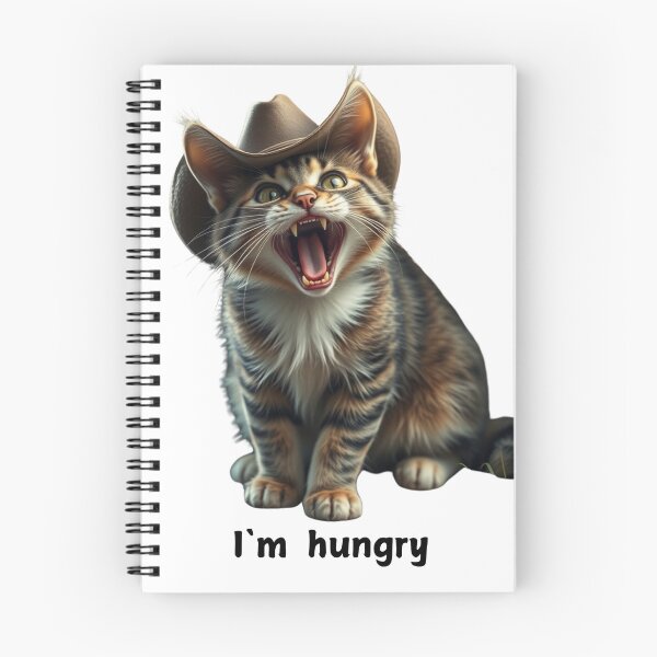 Item preview, cowboy cat  with I`m hungry designed and sold by GinnyGi.