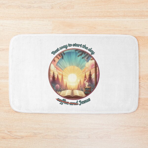 Item preview, Coffee is a Bonus - Round designed and sold by Anchored-Arts.