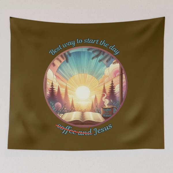 Item preview, Coffee is a Bonus - Round designed and sold by Anchored-Arts.