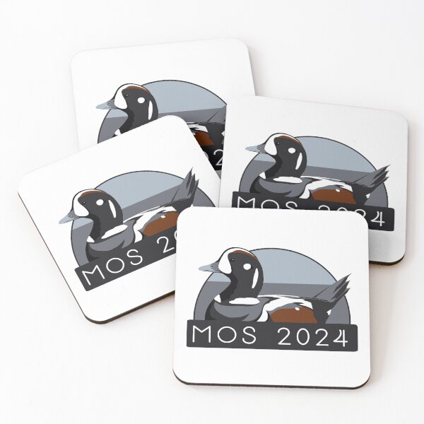 Item preview, Harlequin Duck- Maryland Ornithological Society Winning Pin Design 2024 designed and sold by LauraWolfArtist.